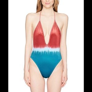 Bikini Lab Tie Dye Velvet One Piece swimsuit S